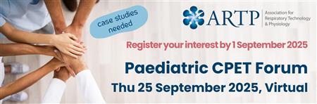 ARTP Paediatric CPET Forum 25th September 2025
